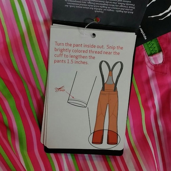 Girls Spyder Vixen Snow Sports Ski Snowboard pants - Picture 8 of 11